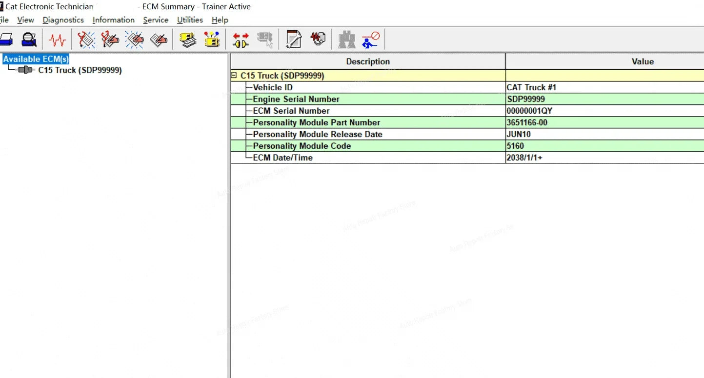 CAT ET 2025A – Caterpillar Diagnostic Software With Remote Install & Factory Passwords