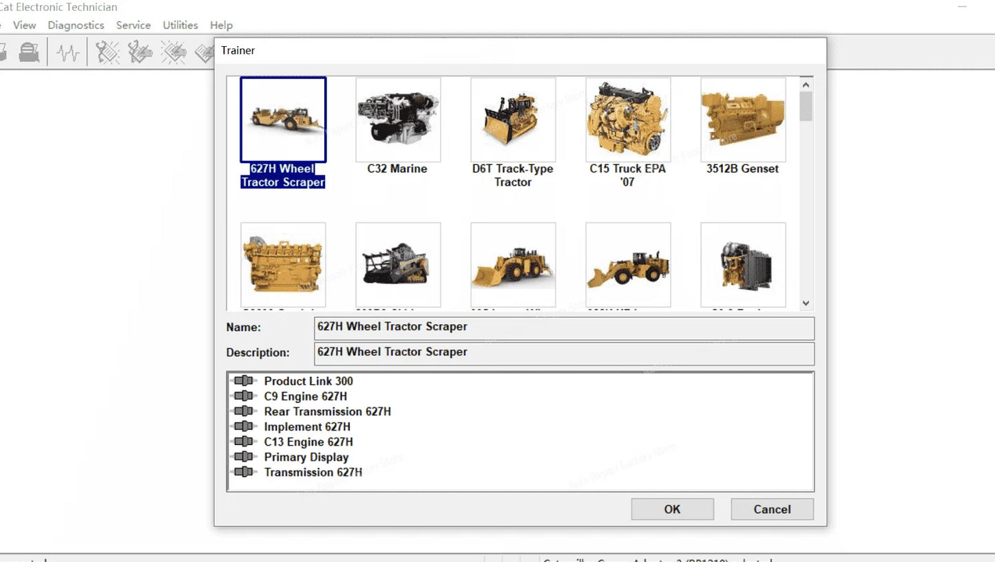 CAT ET 2025A – Caterpillar Diagnostic Software With Remote Install & Factory Passwords